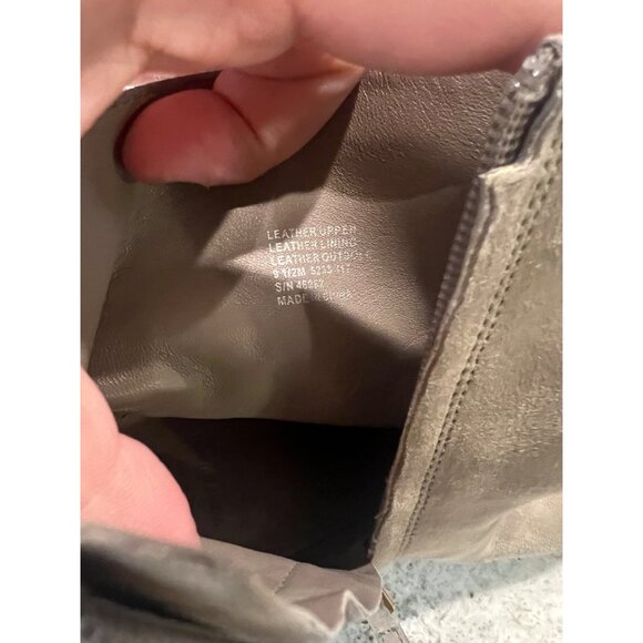 Tory Burch BROOKE BOOTIE Suede Dust Storm Taupe Boots Grey - Size 9.5 - Picture 8 of 8